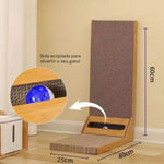 Arranhador de Madeira para Gatos com Bola Acoplada Gatz