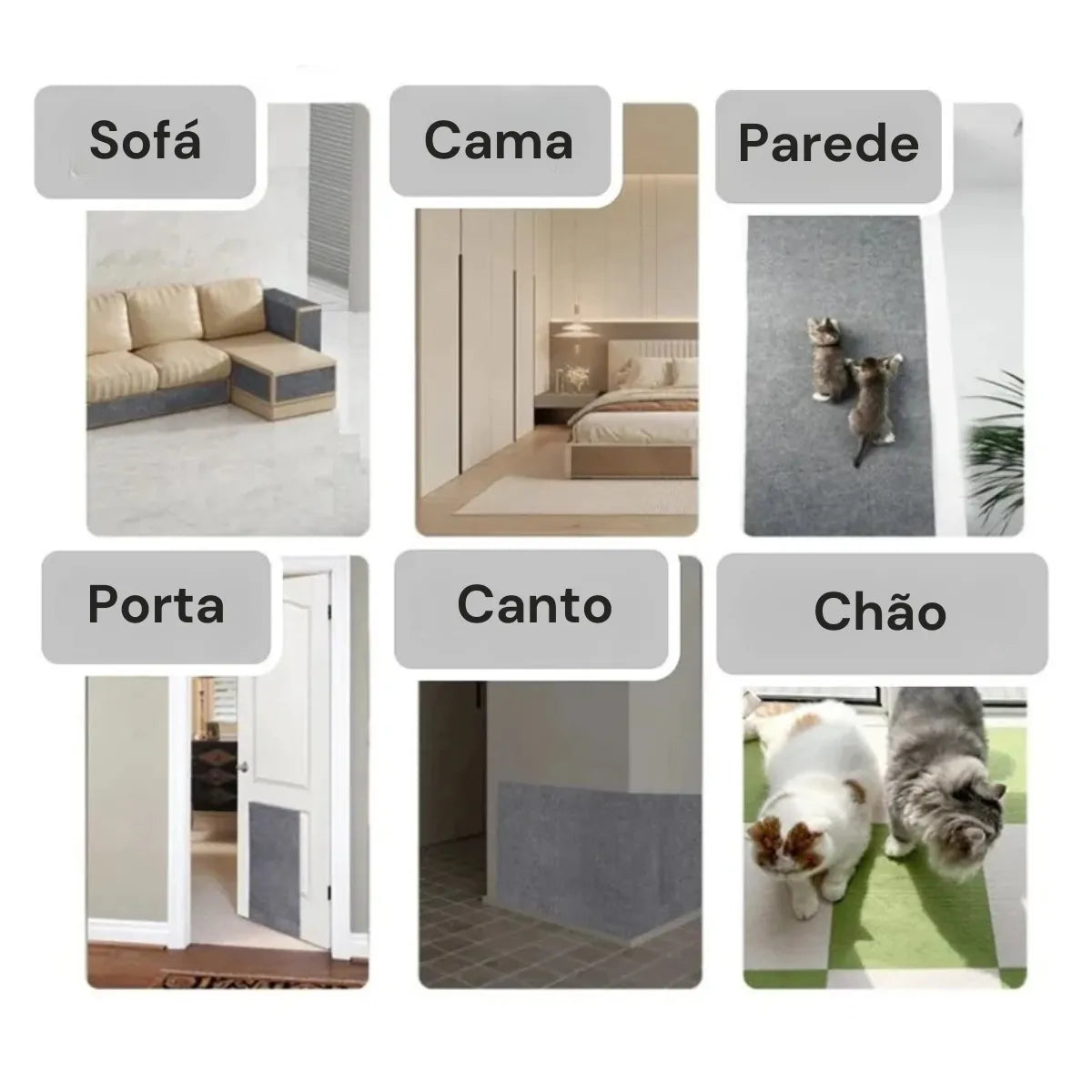 Arranhador para Gatos Auto-adesivo Aparável Gatz