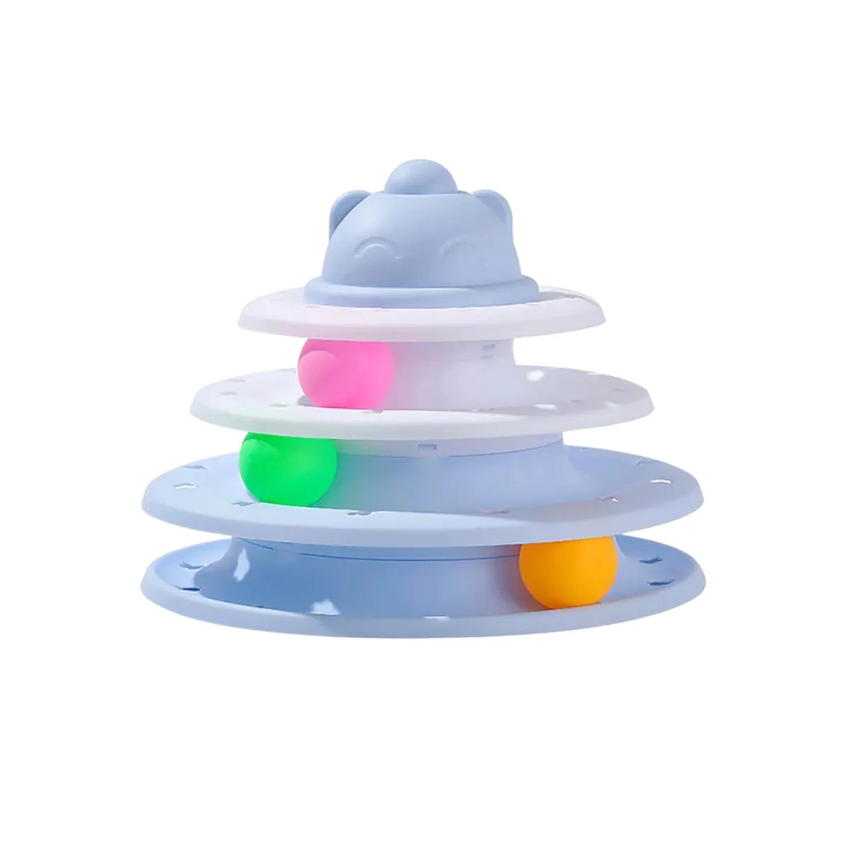 Bola Giratória para Gatos Interativo 3 Camadas Gatz