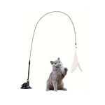 Brinquedo para Gatos Varinha de Pena com Sucção Gatz