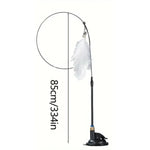 Brinquedo para Gatos Varinha de Pena com Sucção Gatz