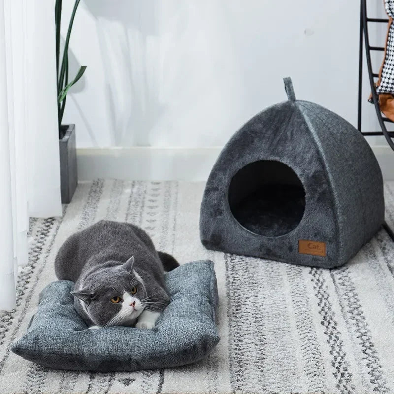 Cama Barraca para Gatos Macia Dobrável Gatz