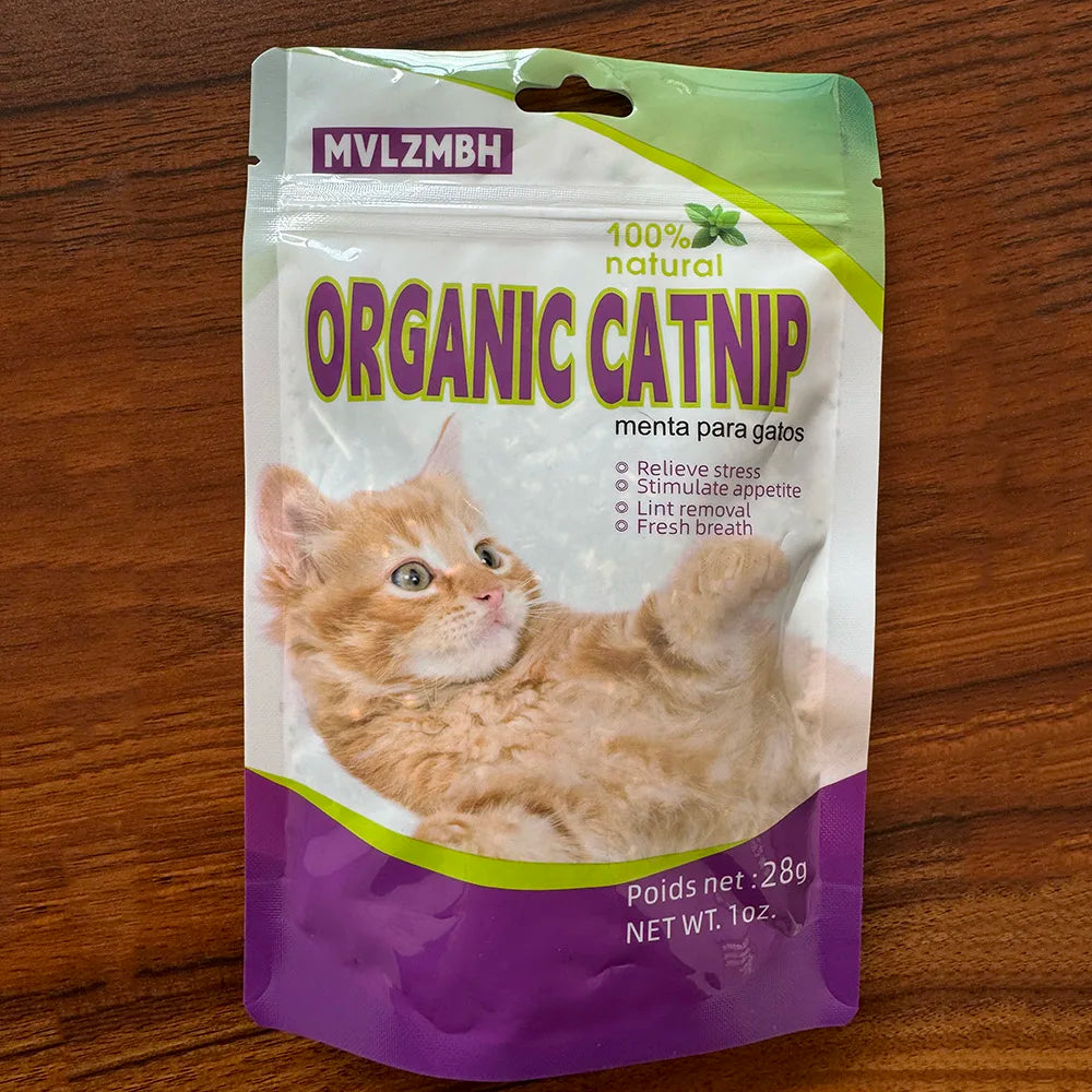 Catnip Orgânico para Gatos Estímulo e Diversão Gatz