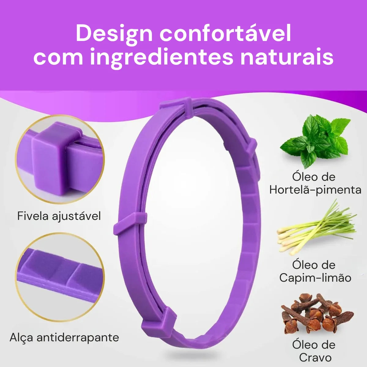 Coleira Calmante para Gatos Ajustável com Feromônio Gatz