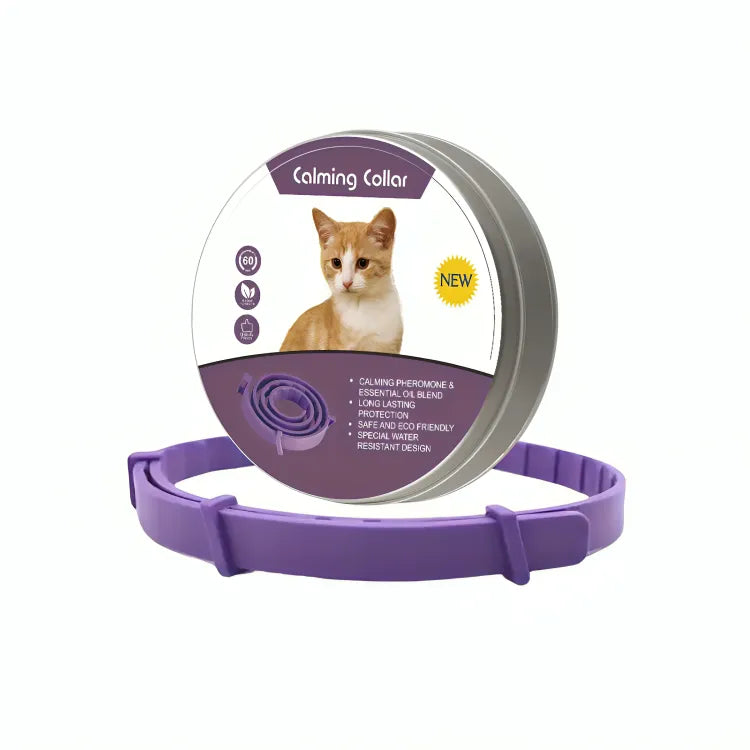 Coleira Calmante para Gatos Ajustável com Feromônio Gatz