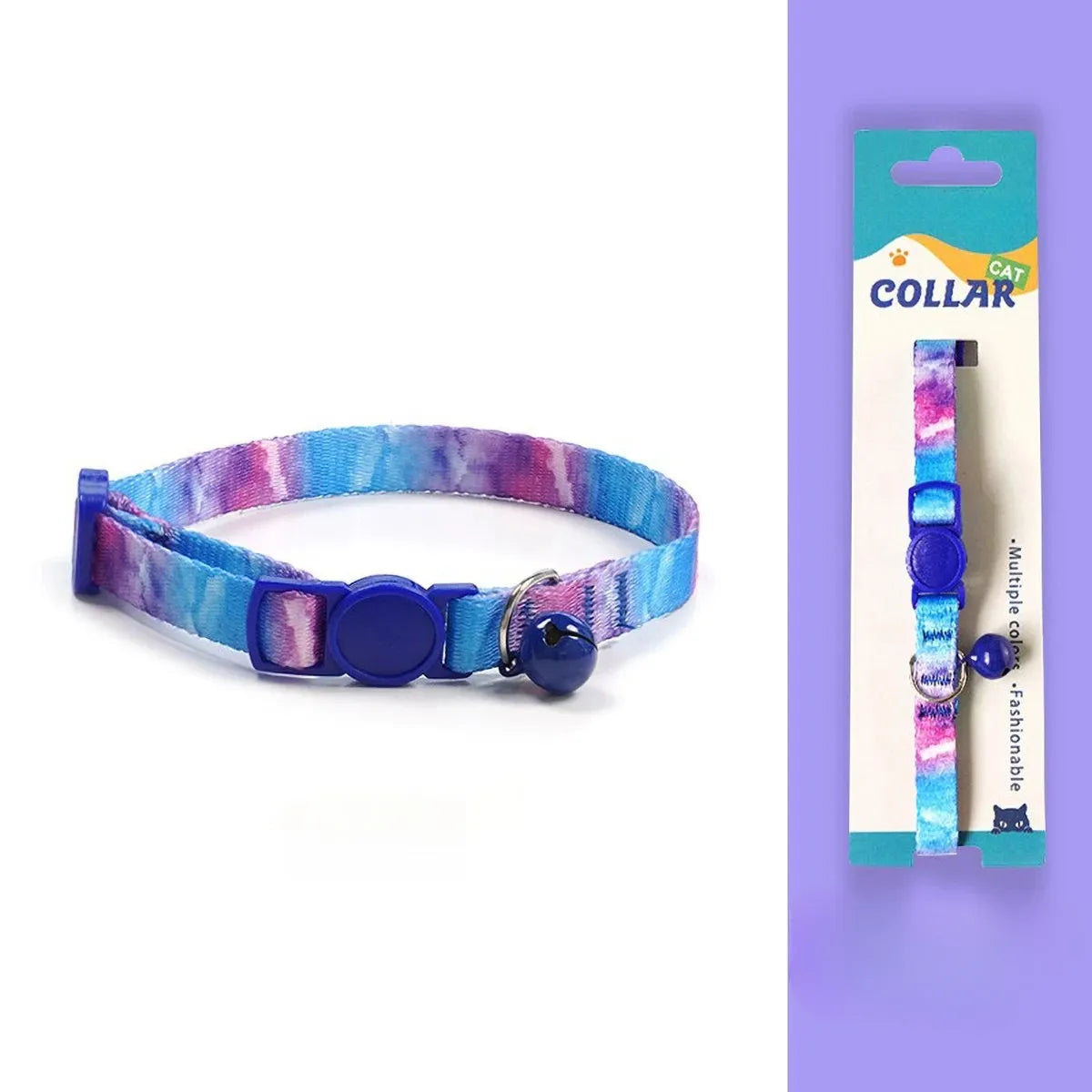 Coleira para Gatos Confortável com Encaixe e Sino Gatz