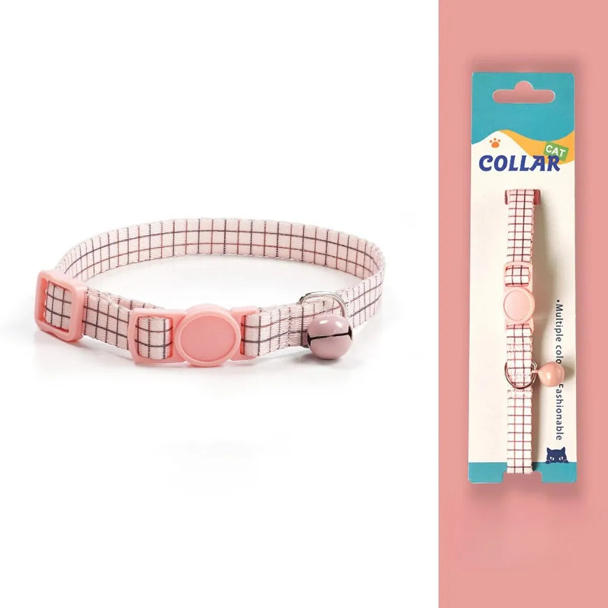 Coleira para Gatos Confortável com Encaixe e Sino Gatz