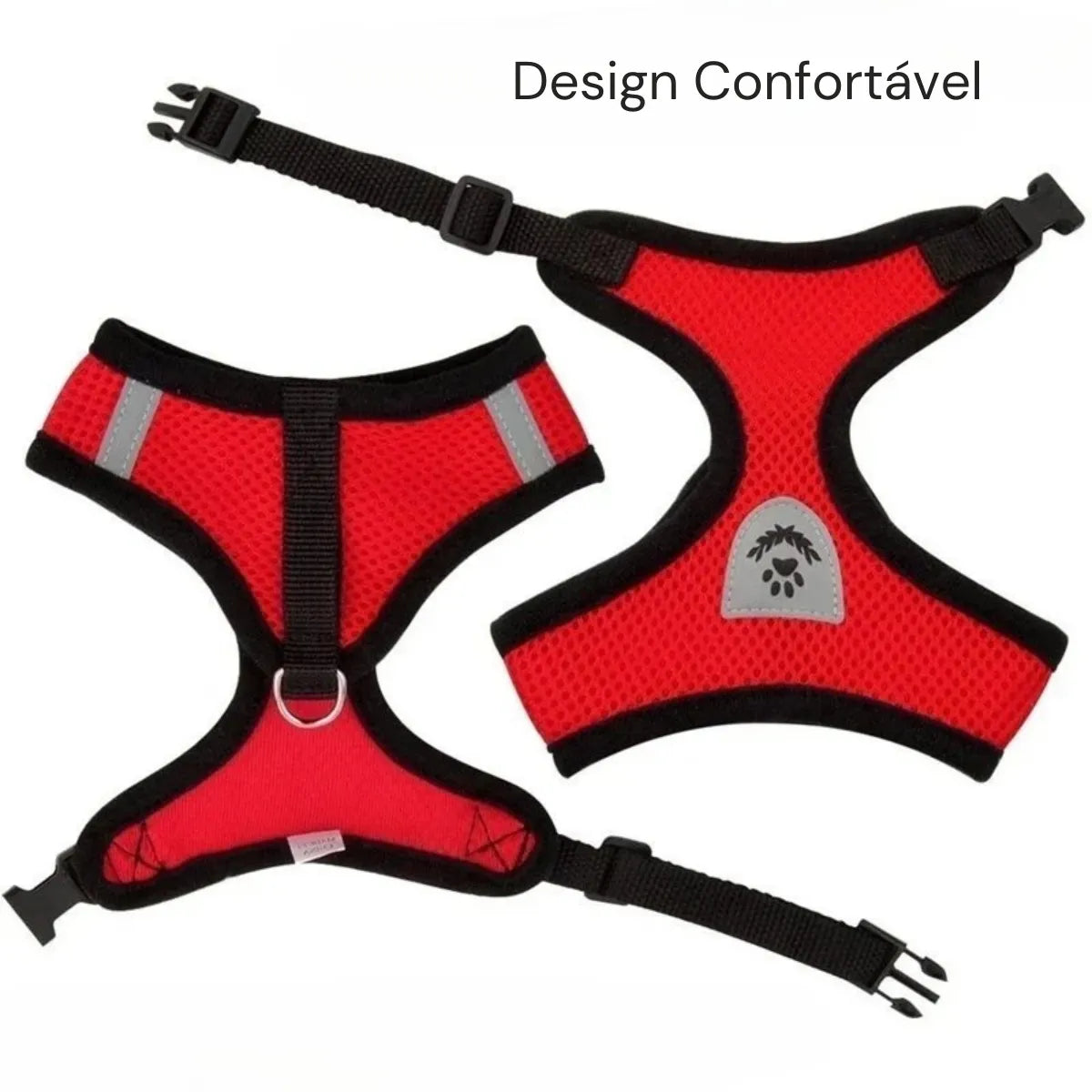 Coleira para Gatos Peitoral Malha Ajustável Gatz