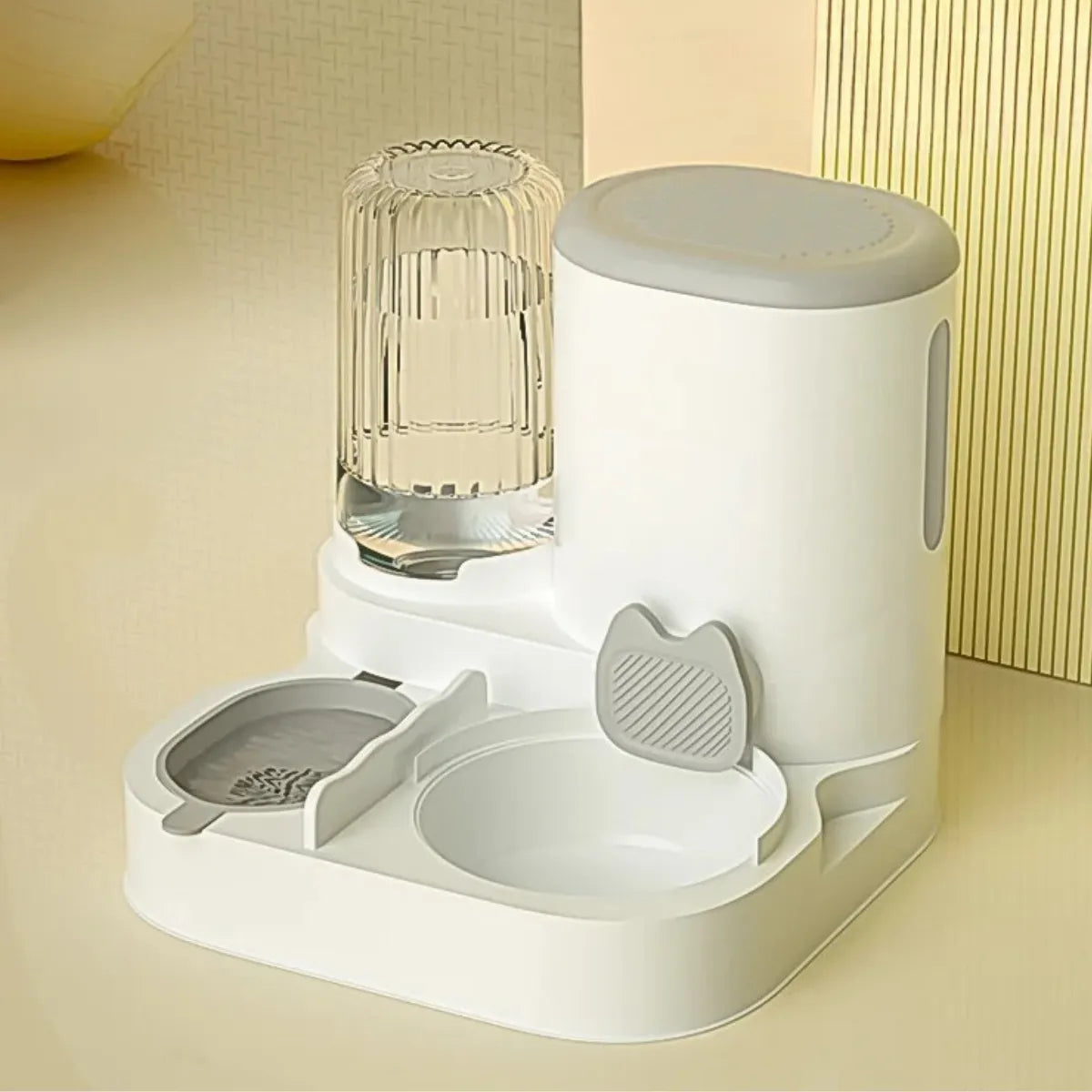 Comedouro para Gatos Automático com Dispenser de Água Gatz