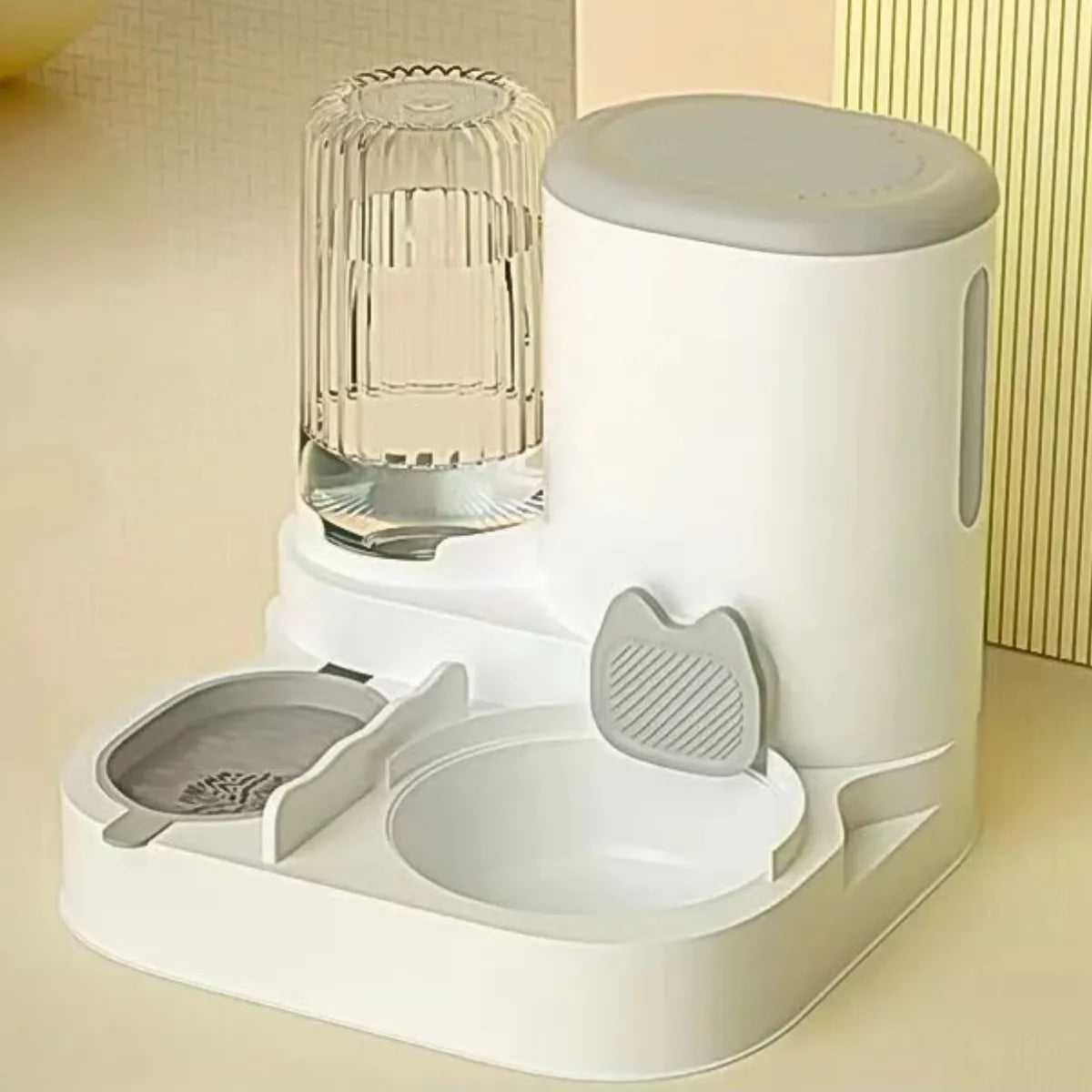 Comedouro para Gatos Automático com Dispenser de Água Gatz