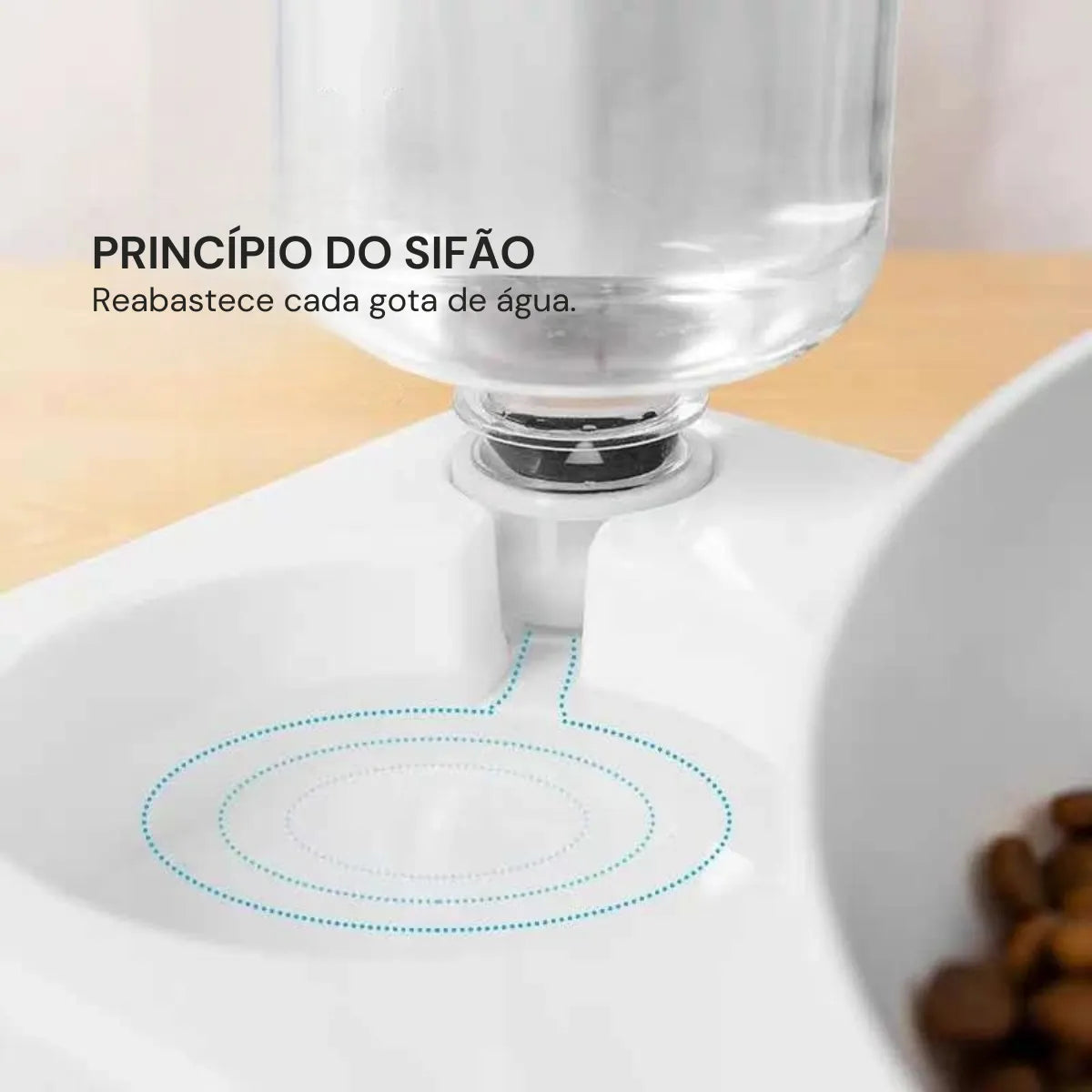 Comedouro para Gatos Duplo Ergonômico com Refil Gatz