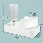 Comedouro para Gatos Duplo Ergonômico com Refil Gatz