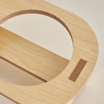 Comedouro para Gatos Duplo Madeira Tigela Aço Inox Gatz