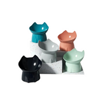 Comedouro para Gatos Elevado Ergonômico Redondo Gatz