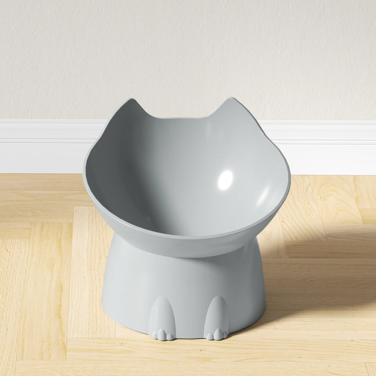 Comedouro para Gatos Elevado Ergonômico Redondo Gatz