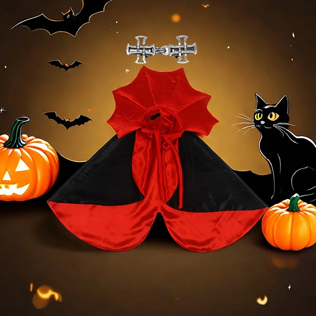 Fantasia para Gatos Vampiro Halloween Gatz