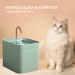 Fonte de Água para Gatos 1,5L Automático USB Silencioso Gatz