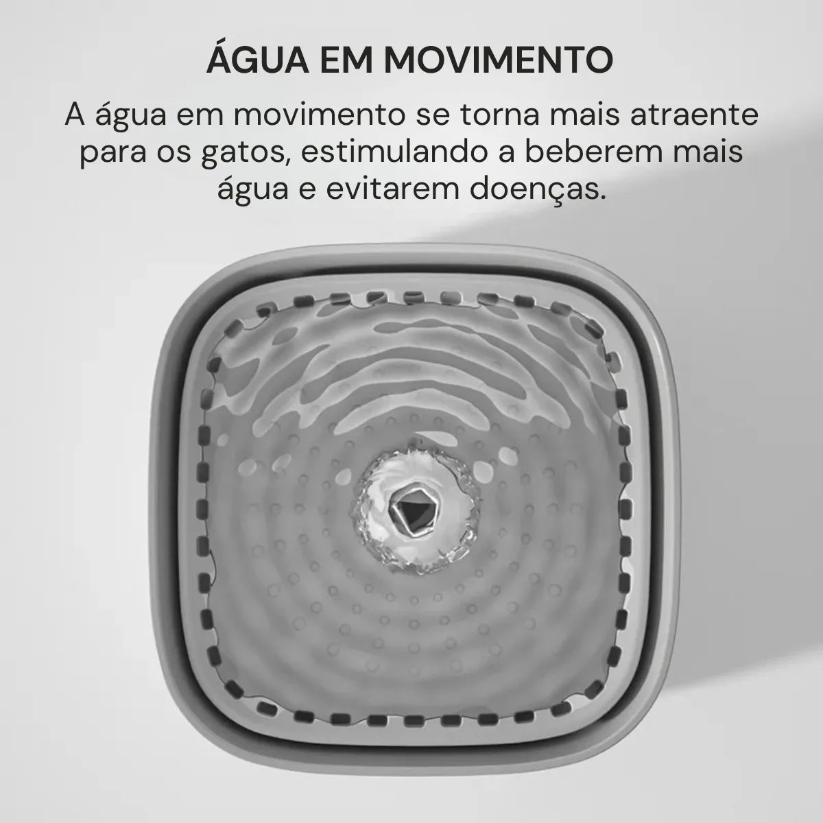 Fonte de Água para Gatos 3L Bica Centro Indução Automática Gatz