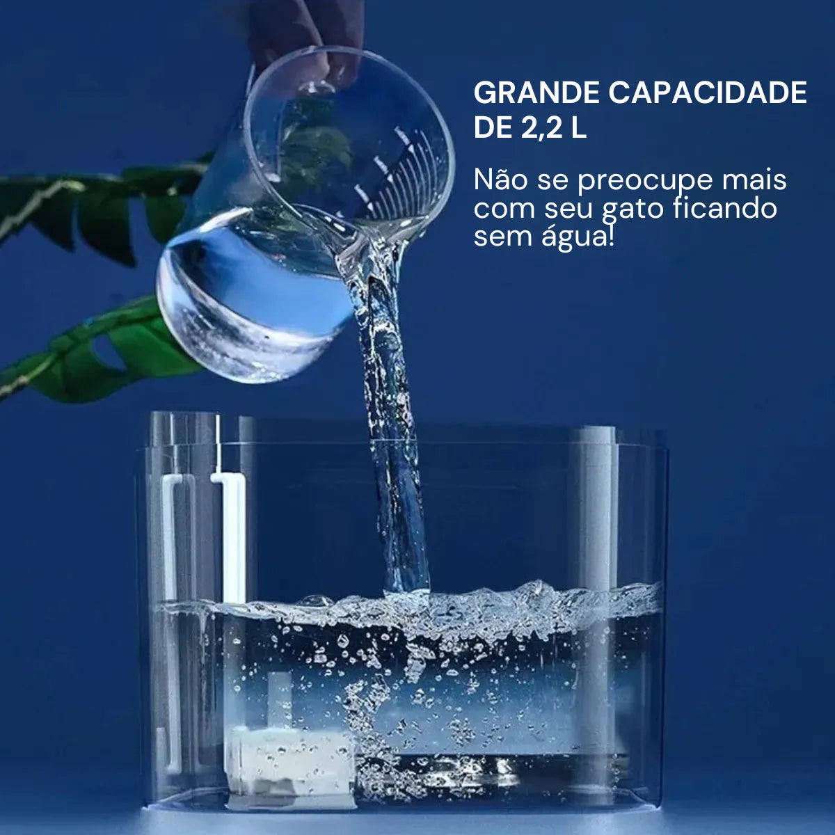 Fonte de Água para Gatos Elétrico Automático Gatz