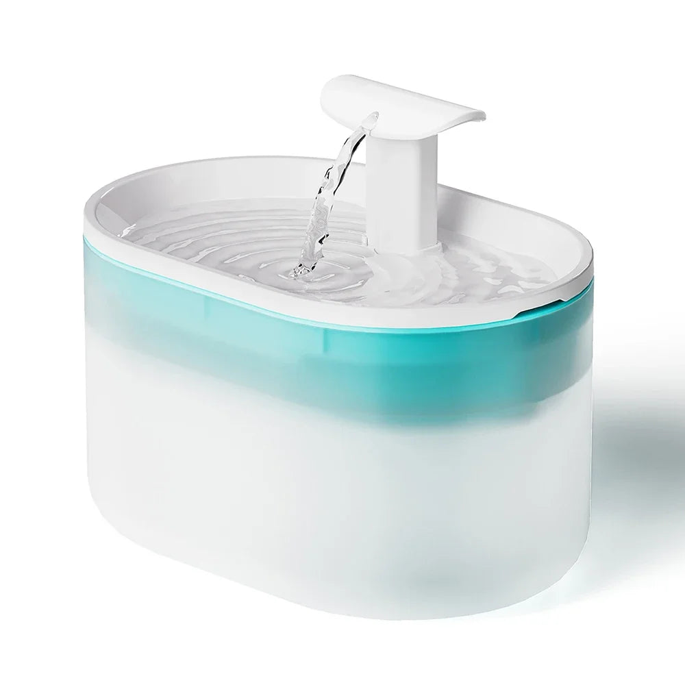 Fonte de Água para Gatos Transparente 2 Modos de Fluxo Gatz