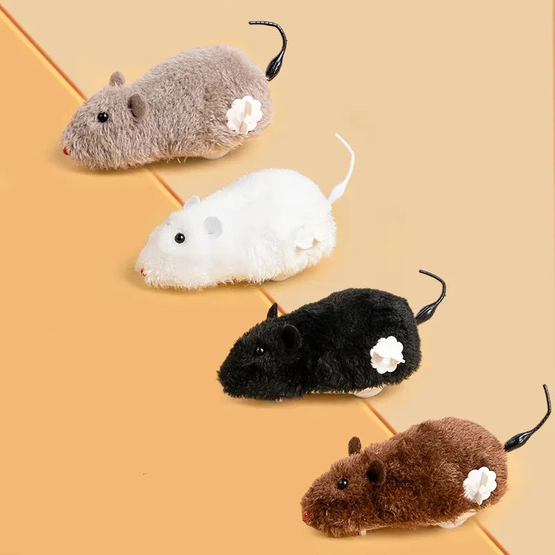 Rato de Pelúcia para Gatos Acionamento Manual Gatz