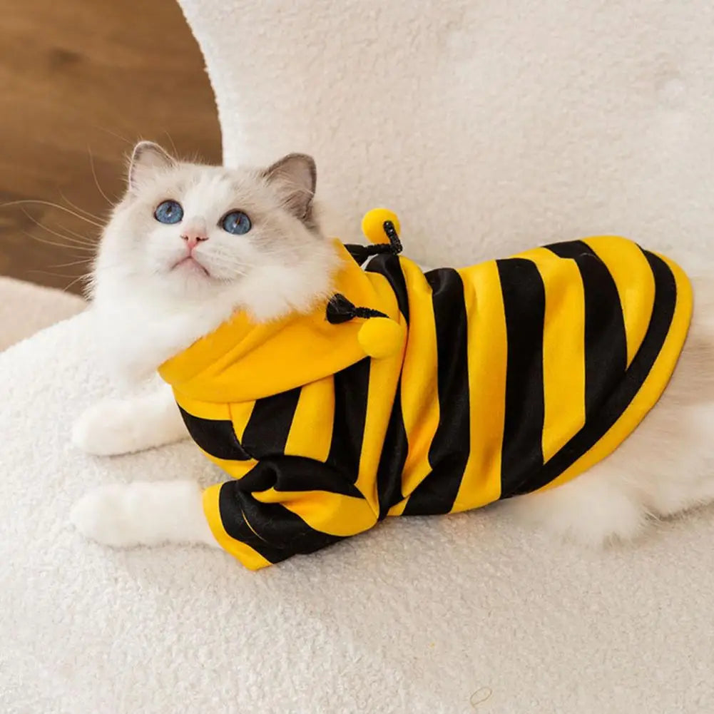 Roupa para Gatos Traje de Abelha Inverno Gatz