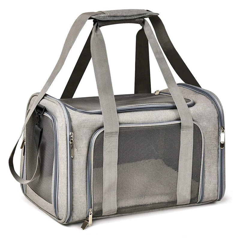 Mochila de Transporte para Gatos Portátil Respirável Gatz