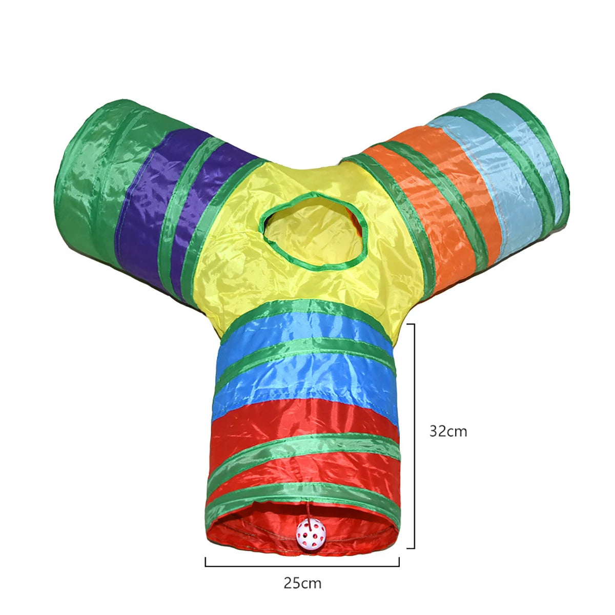 Túnel para Gatos Dobrável Colorido Gatz