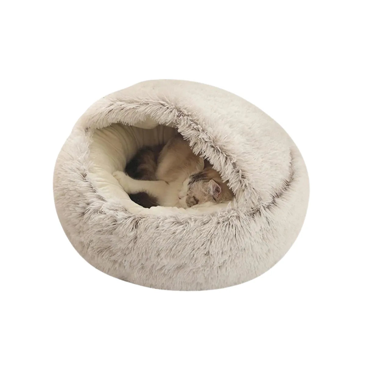 Cama Redonda Ninho para Gatos com Cobertura Gatz