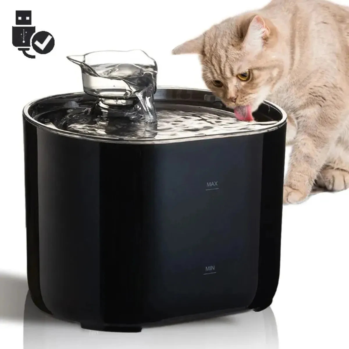 Fonte de Água para Gatos Elétrico Automático Gatz