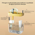 Fonte de Água para Gatos Premium Bomba Silenciosa Gatz