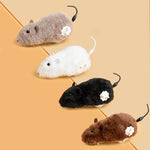 Rato de Pelúcia para Gatos Acionamento Manual Gatz