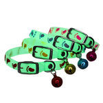 Coleira para Gatos Luminosa de Silicone com Sino Gatz